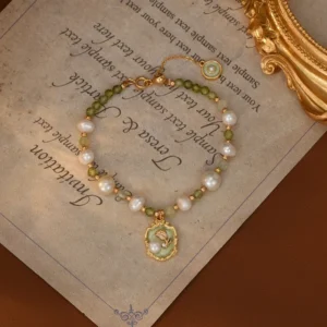 Verdant Charm Beaded Bracelet